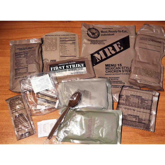 US MRE Type A Case - 12 Menus (1-12)